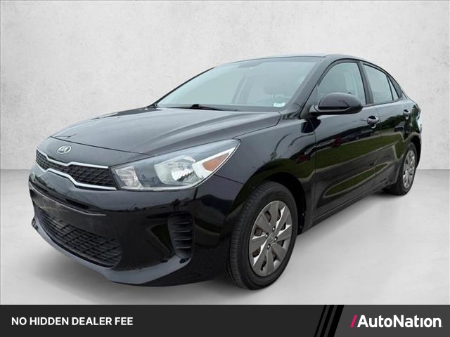 Aurora Black 2019 Kia Rio LX FWD Sedan Front-Wheel Drive Automatic