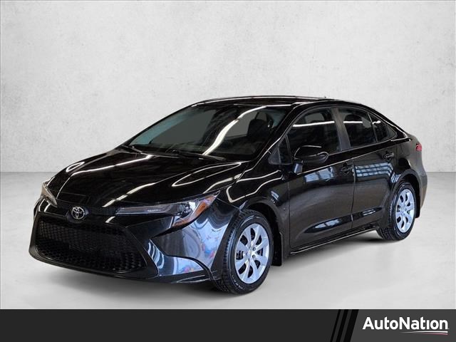 Black Sand Pearl 2022 Toyota Corolla LE FWD Sedan Front-Wheel Drive Automatic