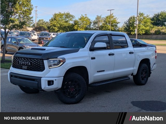 Super White 2019 Toyota Tundra Pickup Truck Four-Wheel Drive Automatic