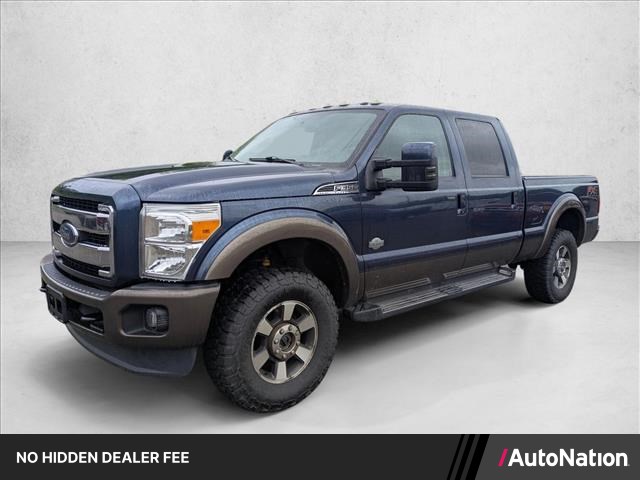Blue Jeans Metallic 2015 Ford F-350 Super Duty King Ranch Crew Cab 4WD Pickup Truck Four-Wheel Drive 6-Speed Automatic