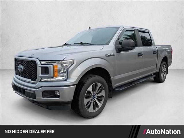 Iconic Silver Metallic 2020 Ford F-150 Pickup Truck Four-Wheel Drive Automatic