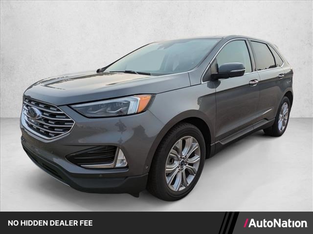 Carbonized Gray Metallic 2021 Ford Edge SUV / Crossover All-Wheel Drive 8-Speed Automatic