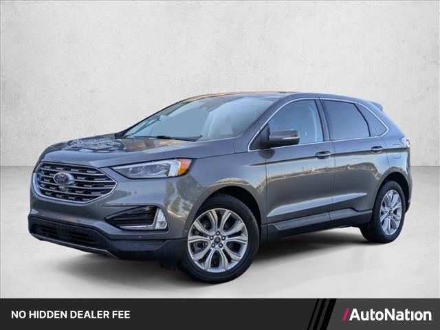 Carbonized Gray Metallic 2021 Ford Edge SUV / Crossover All-Wheel Drive 8-Speed Automatic