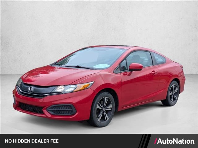 Rallye Red 2014 Honda Civic Coupe Coupe Front-Wheel Drive Automatic