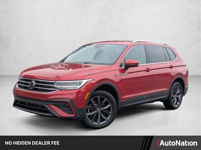Kings Red Metallic 2022 Volkswagen Tiguan SUV / Crossover All-Wheel Drive 8-Speed Automatic