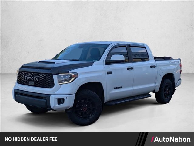 Super White 2019 Toyota Tundra Pickup Truck Four-Wheel Drive Automatic