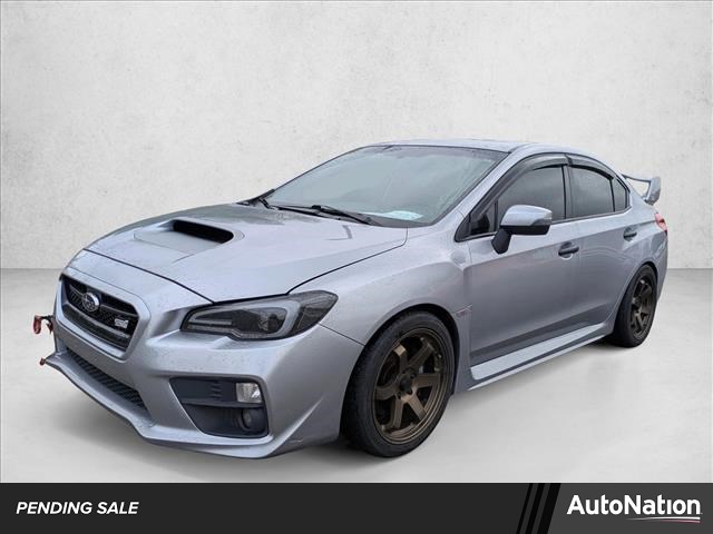 Ice Silver Metallic 2017 Subaru WRX STI Limited with Low Profile Spoiler AWD Sedan All-Wheel Drive 6-Speed Manual