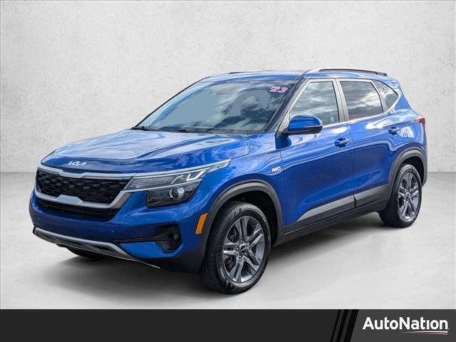 Neptune Blue 2023 Kia Seltos S AWD SUV / Crossover All-Wheel Drive Automatic