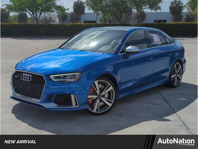 Ara Blue Crystal Effect 2019 Audi RS 3 2.5T quattro Sedan All-Wheel Drive Automatic