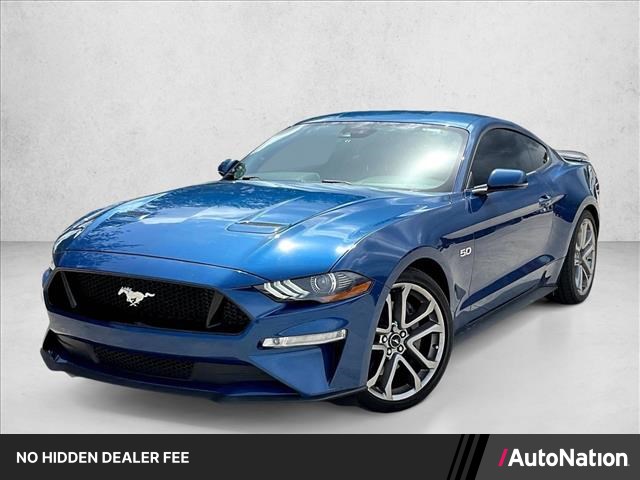 Atlas Blue Metallic 2022 Ford Mustang Coupe Rear-Wheel Drive Automatic