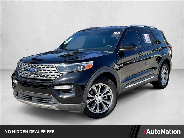 Agate Black Metallic 2020 Ford Explorer SUV / Crossover Rear-Wheel Drive Automatic
