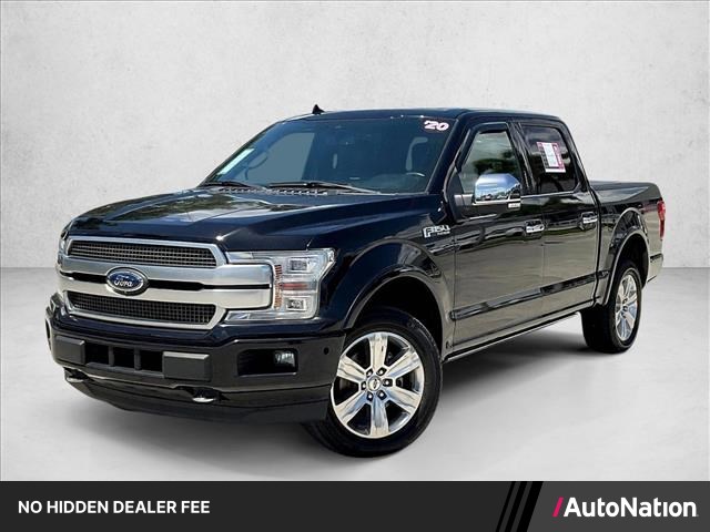 Agate Black Metallic 2020 Ford F-150 Pickup Truck Four-Wheel Drive Automatic