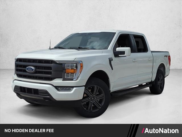 Star White Metallic Tri-Coat 2023 Ford F-150 Lariat SuperCrew 4WD Pickup Truck Four-Wheel Drive Automatic