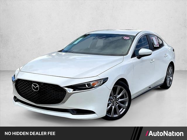 Snowflake White Pearl Mica 2019 Mazda MAZDA3 Sedan Front-Wheel Drive Automatic