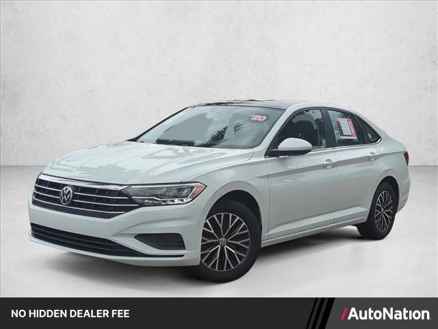 Pure White 2020 Volkswagen Jetta SE FWD Sedan Front-Wheel Drive 8-Speed Automatic
