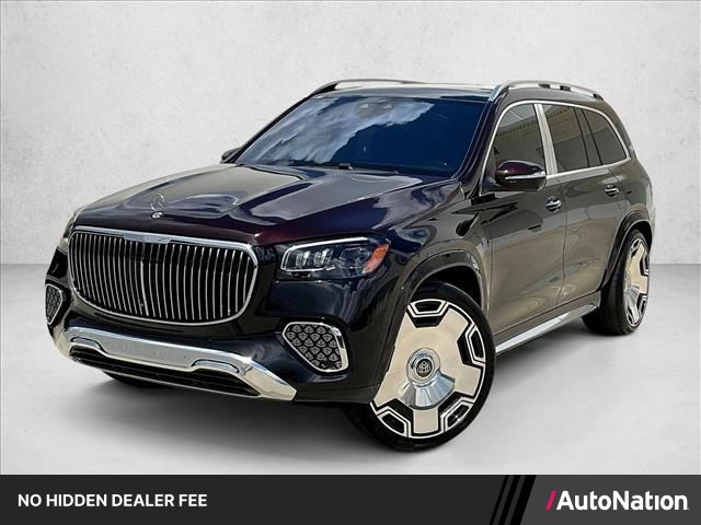 Obsidian Black Metallic 2024 Mercedes-Benz GLS SUV / Crossover All-Wheel Drive Automatic