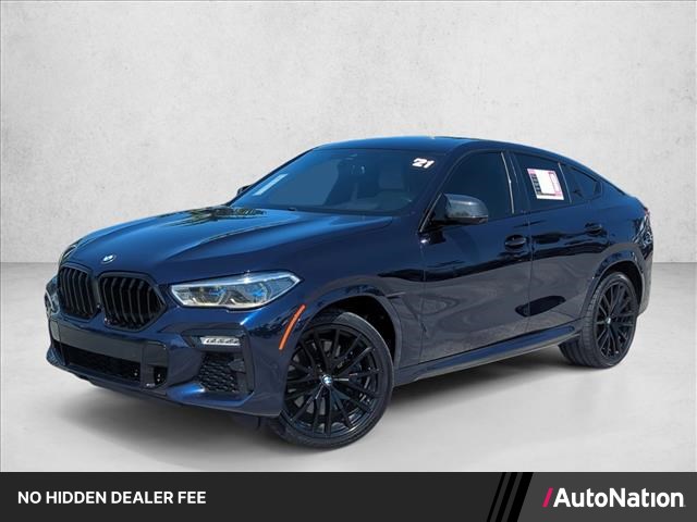 Tanzanite Blue Ii Metallic 2021 BMW X6 SUV / Crossover All-Wheel Drive Automatic