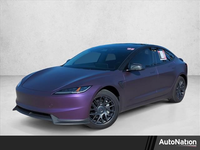 Silver/Gray 2025 Tesla Model 3 Long Range AWD Sedan All-Wheel Drive Automatic