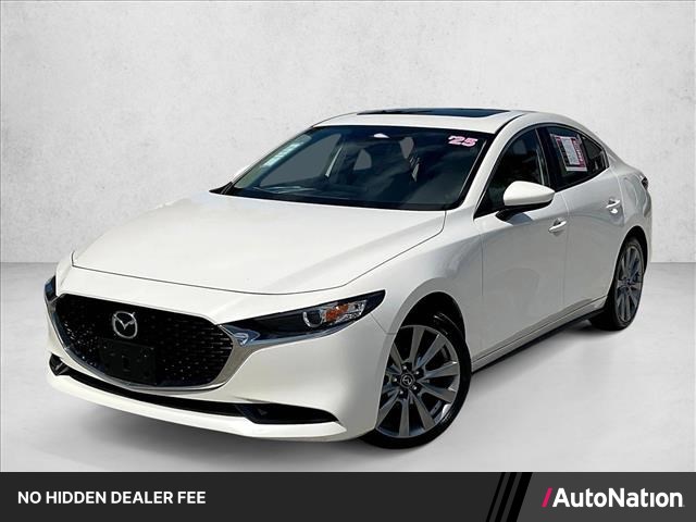 Snowflake White Pearl Mica 2025 Mazda MAZDA3 Sedan Front-Wheel Drive Automatic