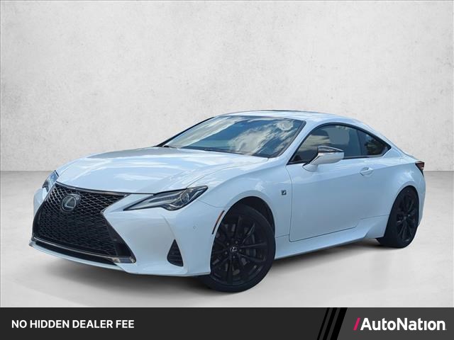 Ultra White 2019 Lexus RC Coupe Rear-Wheel Drive Automatic