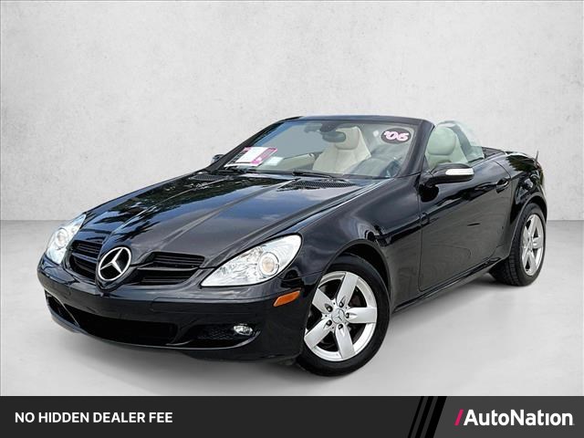 Black 2006 Mercedes-Benz SLK Convertible Rear-Wheel Drive Automatic
