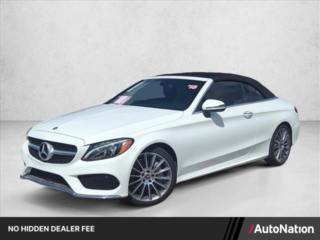 Polar White 2018 Mercedes-Benz C-Class C 300 Cabriolet RWD Convertible Rear-Wheel Drive Automatic