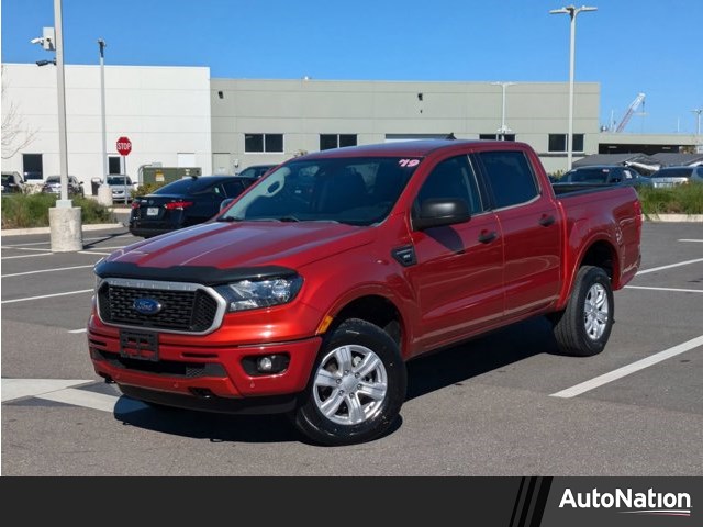 Hot Pepper Red Metallic Tinted Clearcoat 2019 Ford Ranger XLT SuperCrew RWD Pickup Truck 4X2 Automatic