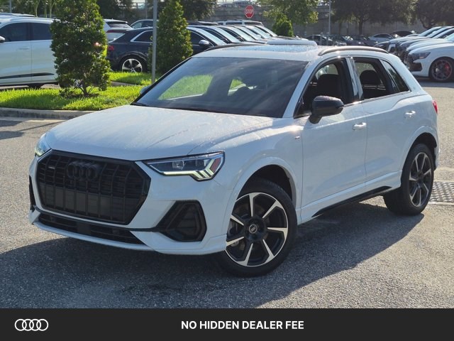 Glacier White Metallic 2025 Audi Q3 SUV / Crossover All-Wheel Drive Automatic