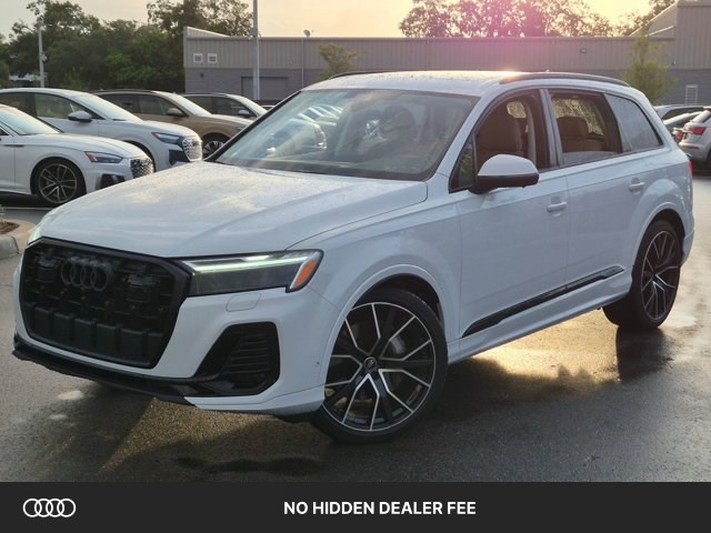 Glacier White Metallic 2025 Audi Q7 SUV / Crossover All-Wheel Drive Automatic