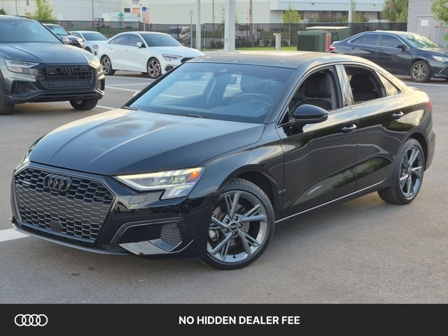 Brilliant Black 2024 Audi A3 Sedan All-Wheel Drive Automatic