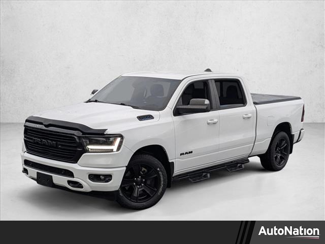 Bright White Clearcoat 2021 RAM 1500 Big Horn Crew Cab RWD Pickup Truck 4X2 8-Speed Automatic