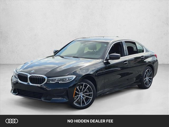 Jet Black 2021 BMW 3 Series Sedan Rear-Wheel Drive Automatic
