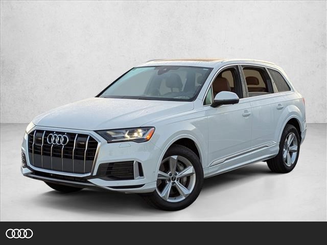 Carrara White 2023 Audi Q7 quattro Premium 45 TFSI SUV / Crossover All-Wheel Drive Automatic