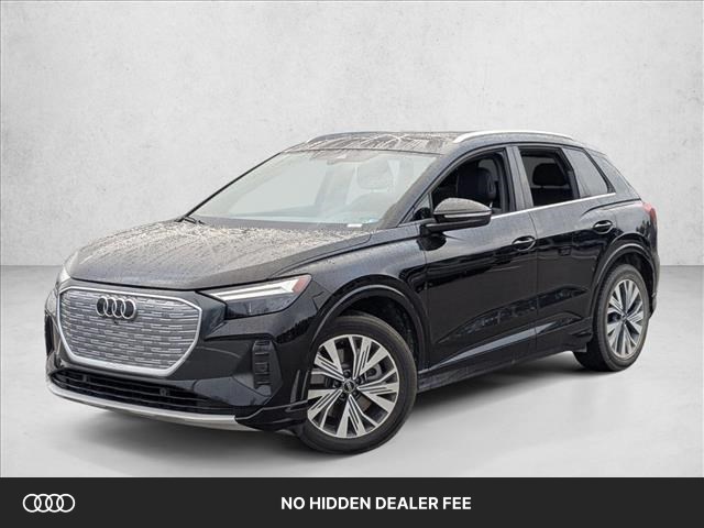 Mythos Black Metallic 2023 Audi Q4 e-tron Premium Plus 40 SUV / Crossover Rear-Wheel Drive 1-Speed Automatic