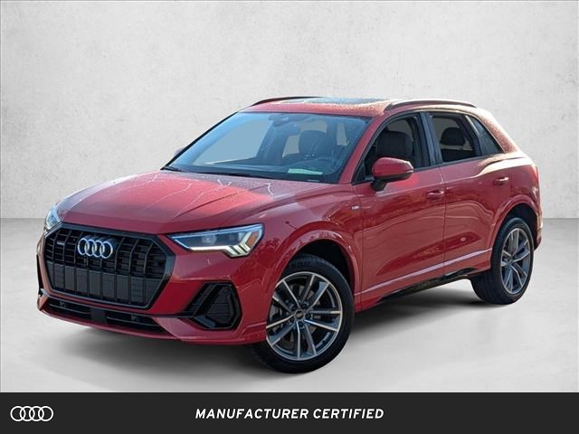 Progressive Red Metallic 2025 Audi Q3 quattro Premium S Line 45 TFSI SUV / Crossover All-Wheel Drive Automatic