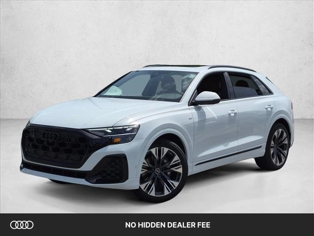 Glacier White Metallic 2026 Audi Q8 SUV / Crossover All-Wheel Drive Automatic