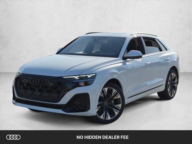 Glacier White Metallic 2026 Audi Q8 SUV / Crossover All-Wheel Drive Automatic