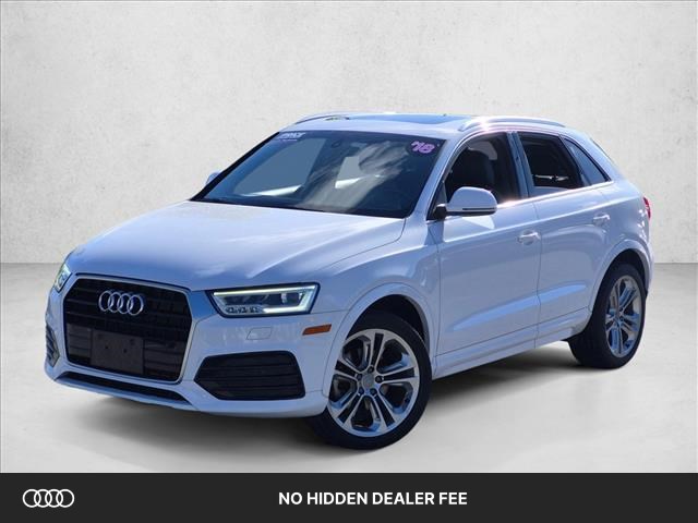 Glacier White Metallic 2018 Audi Q3 SUV / Crossover Front-Wheel Drive Automatic
