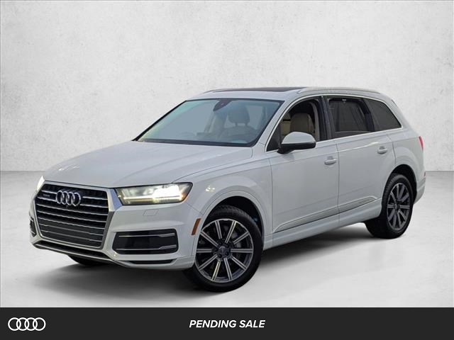 Glacier White Metallic 2019 Audi Q7 45 TFSI quattro Premium Plus SUV / Crossover All-Wheel Drive Automatic