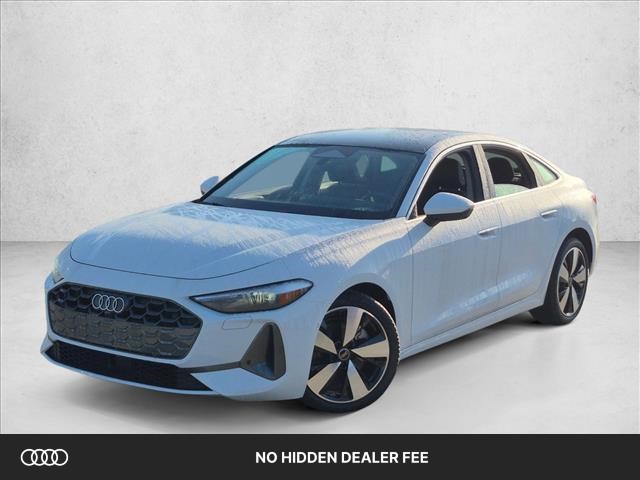 Glacier White Metallic 2025 Audi A5 Sedan All-Wheel Drive Automatic