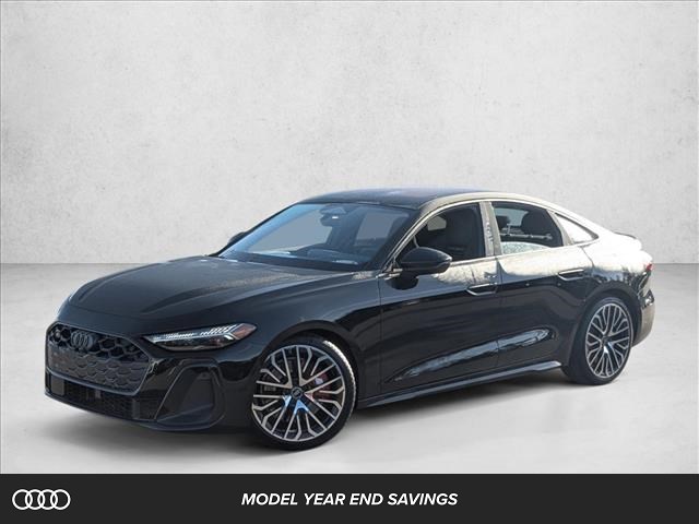 Mythos Black Metallic 2025 Audi S5 3.0T quattro Premium Plus Sedan All-Wheel Drive Automatic