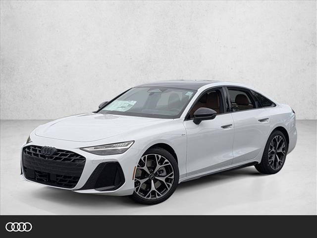 Glacier White Metallic 2026 Audi A6 quattro Premium Plus 55 TFSI Sedan All-Wheel Drive Automatic