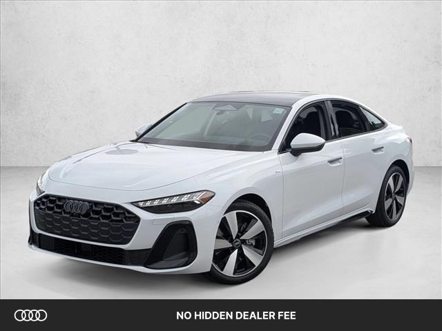 Glacier White Metallic 2026 Audi A5 quattro Premium Plus TFSI Sedan All-Wheel Drive Automatic