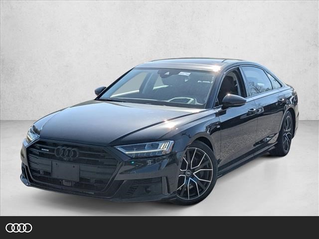 Moonlight Blue Metallic 2021 Audi A8 L quattro 60 TFSI Sedan All-Wheel Drive Automatic