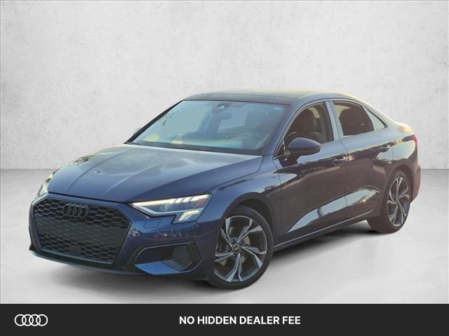 Navarra Blue Metallic 2023 Audi A3 Sedan Front-Wheel Drive Automatic
