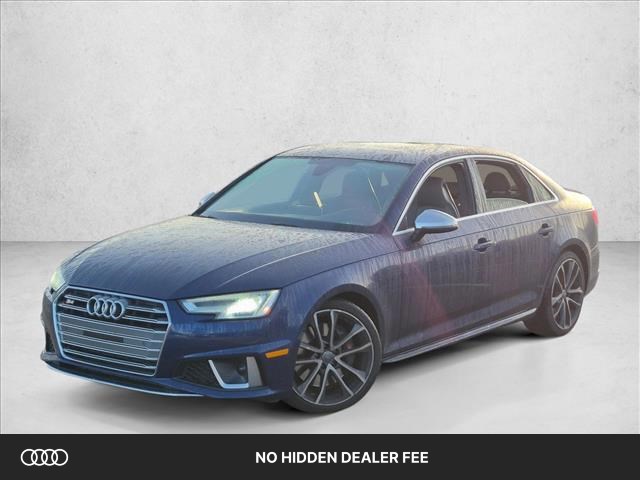 Navarra Blue Metallic 2019 Audi S4 Sedan All-Wheel Drive Automatic