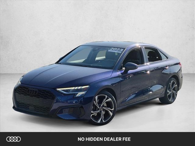 Navarra Blue Metallic 2023 Audi A3 Sedan Front-Wheel Drive Automatic