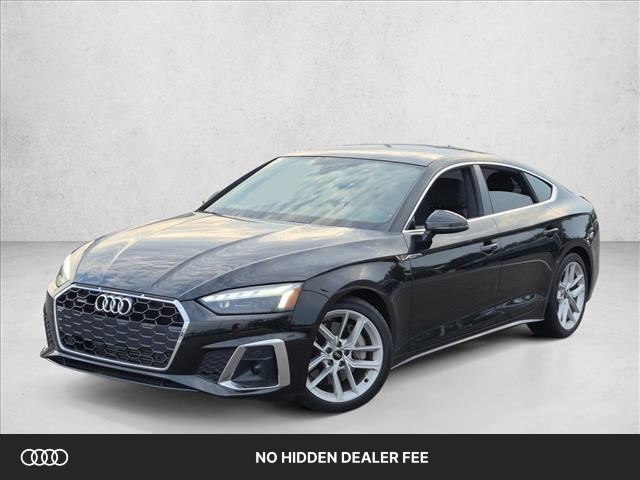Mythos Black Metallic 2024 Audi A5 Sportback Sedan All-Wheel Drive Automatic