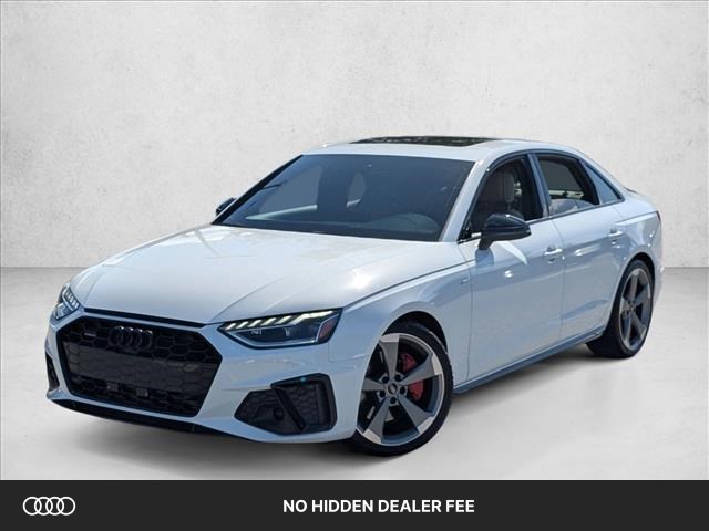 Glacier White Metallic 2023 Audi A4 quattro Premium Plus S Line 45 TFSI AWD Sedan All-Wheel Drive Automatic