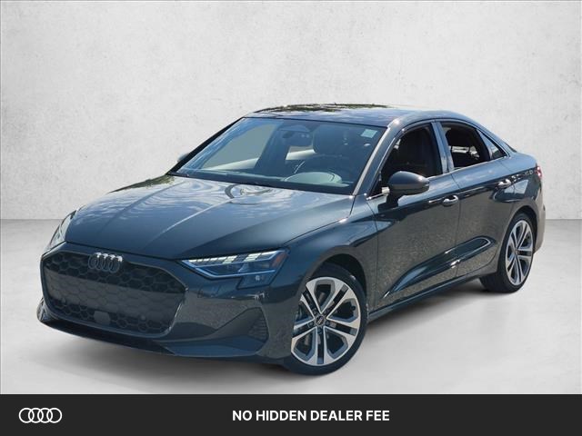 Manhattan Gray Metallic 2026 Audi A3 Sedan All-Wheel Drive Automatic